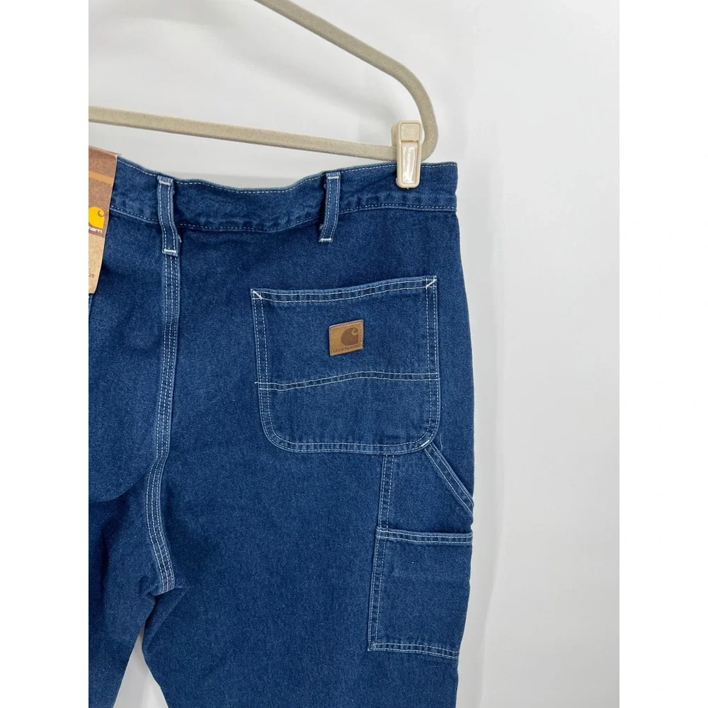 Carhartt B13 DST Loose Original Fit Work Dungaree Jeans Dark Stone 40x28 NWT